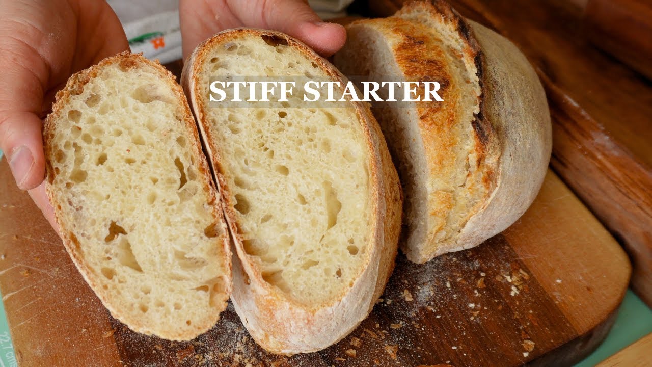 Step-by-step Guide to making Stiff Starter Sourdough Bread for beginners | easy |  ASMR