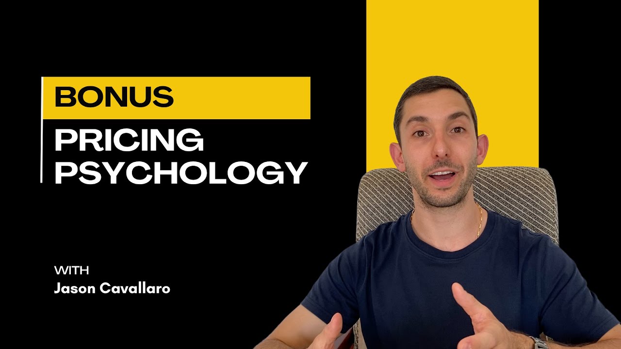 BONUS: Pricing Psychology