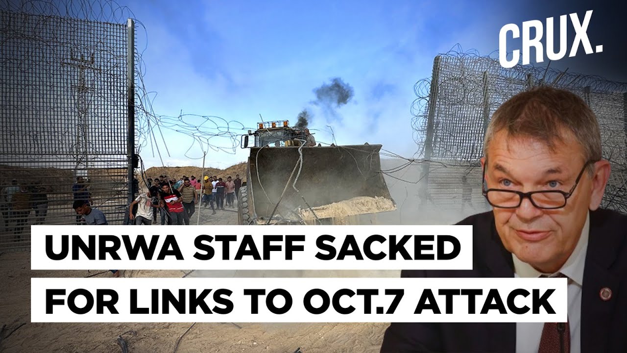 Biggest Funder US Halts UNRWA Money, Israel Fumes After Shin Bet Links UNRWA Workers To Oct.7 Attack
