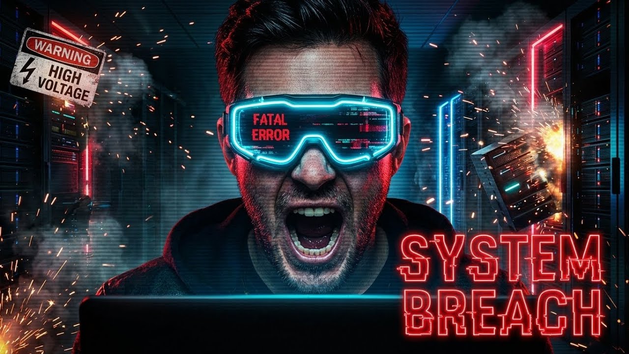 [Cyberpunk MV] SYSTEM BREACH | Industrial Electronic Rock (Official AI Music Video)