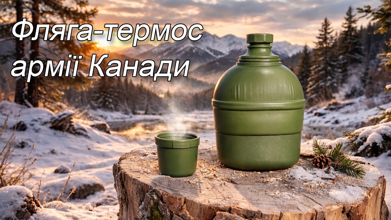 Фляга-термос армії Канади. Український досвід використання.