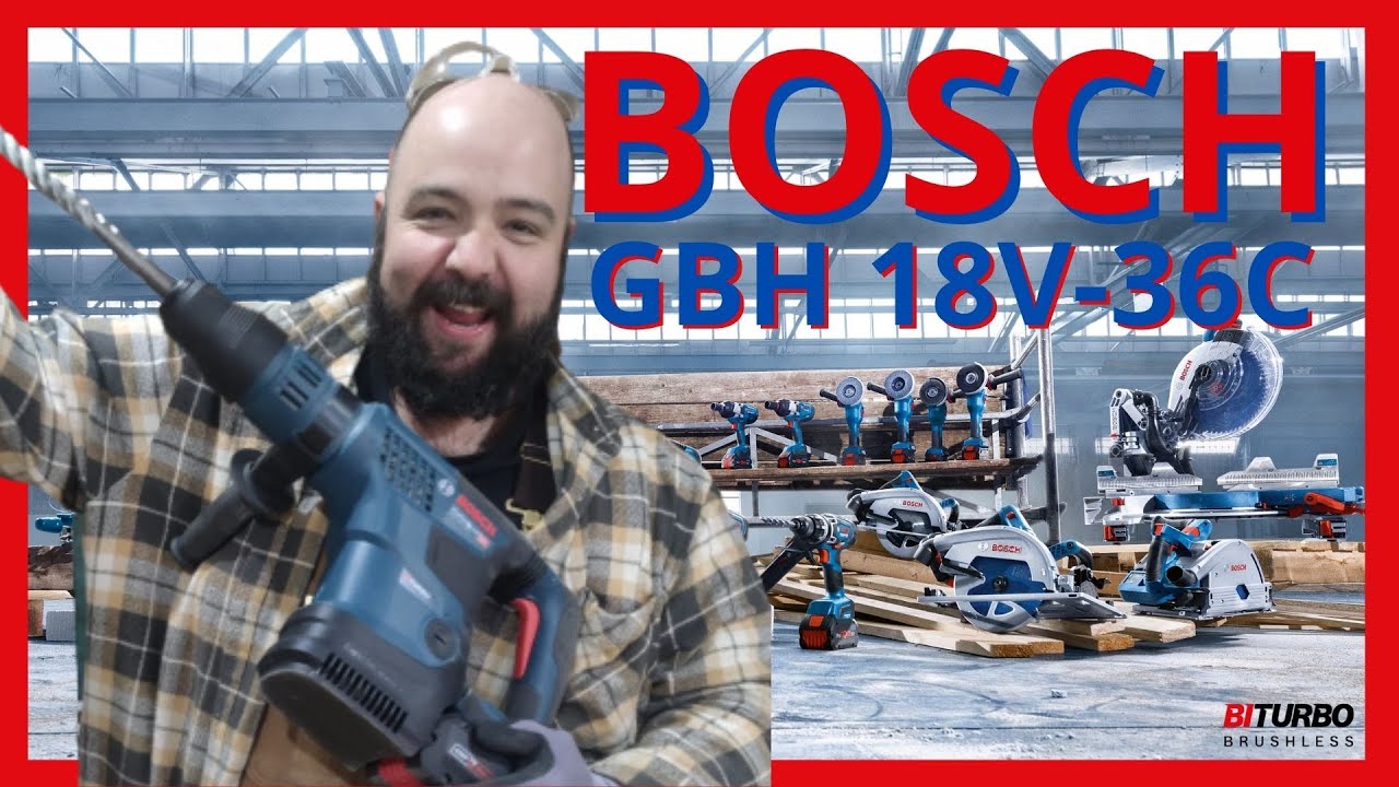 Bosch GBH 18V - 36C Prueba Biturbo #biturbotest #boschprofessional