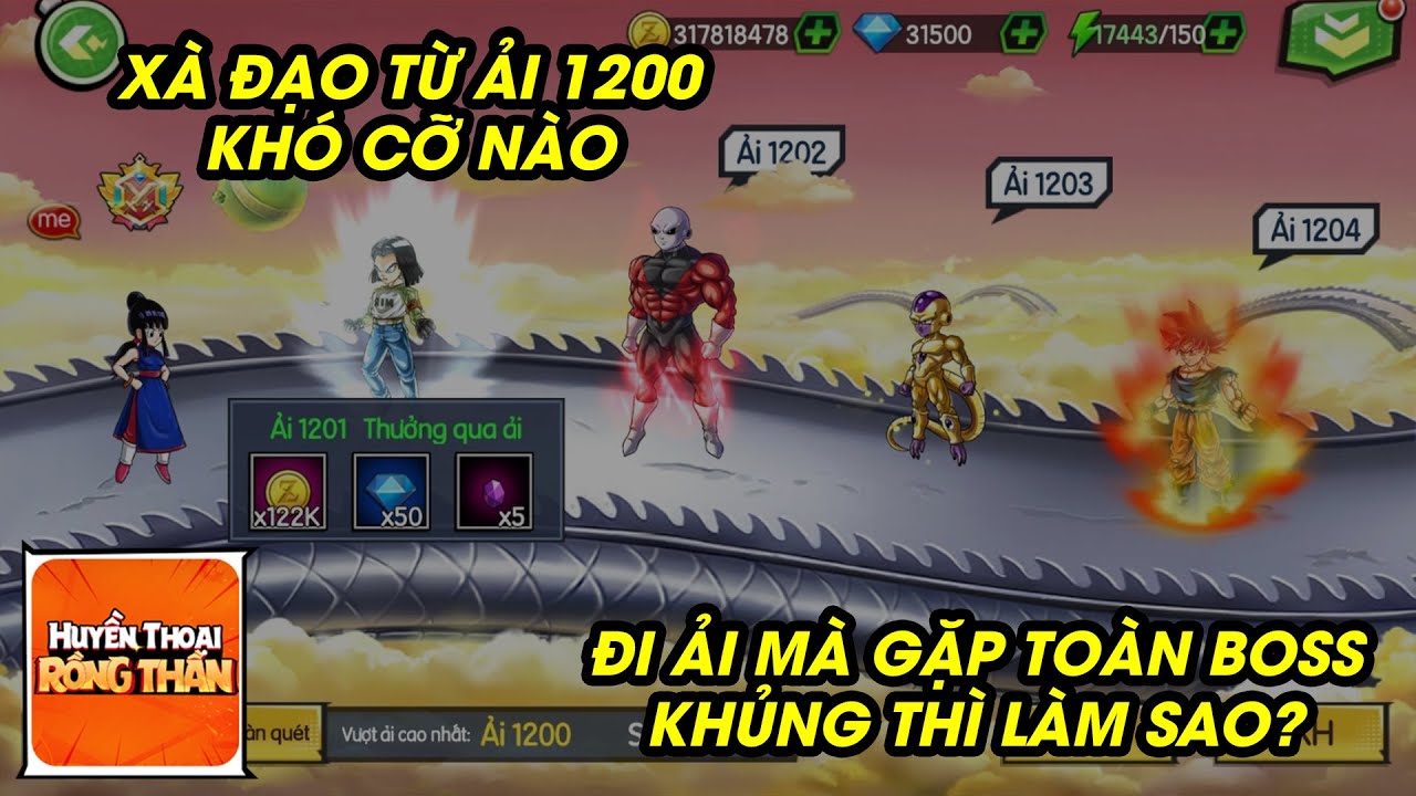 Rồng Thần Huyền Thoại - DIỆN KIẾN JIREN, GOKU GOD, BROLY TRONG XÀ ĐẠO, ẢI TỪ 1200 VÔ CÙNG KHÓ NHẰN