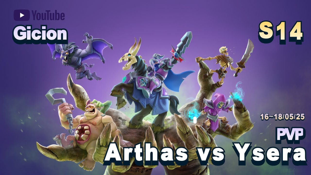 Warcraft Rumble PVP : S14 Arthas vs Ysera 25/05/16~18