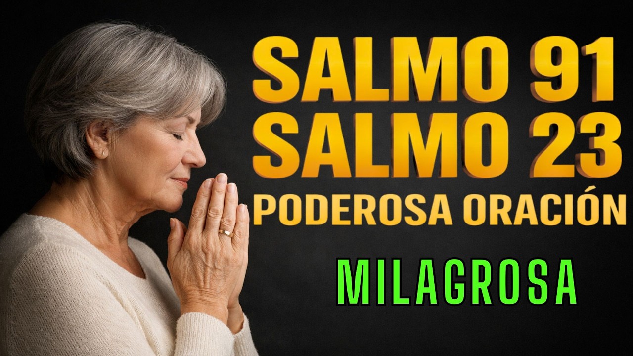¡MI SOCORRO VIENE DE ÉL! Activa el SALMO 121, SALMO 91 y SALMO 23: Protección en cada Paso