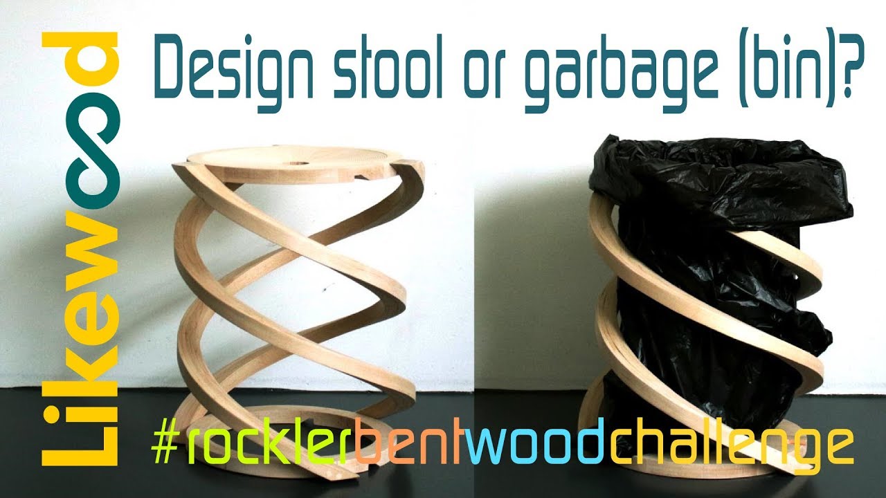 Dutch design stool | steam bending wood with an egg cooker