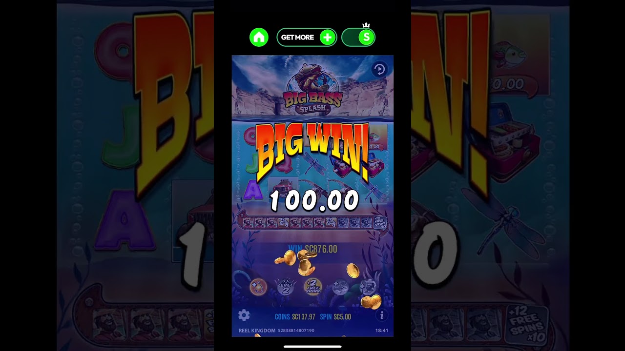 Big Bass splash 1.2k win 