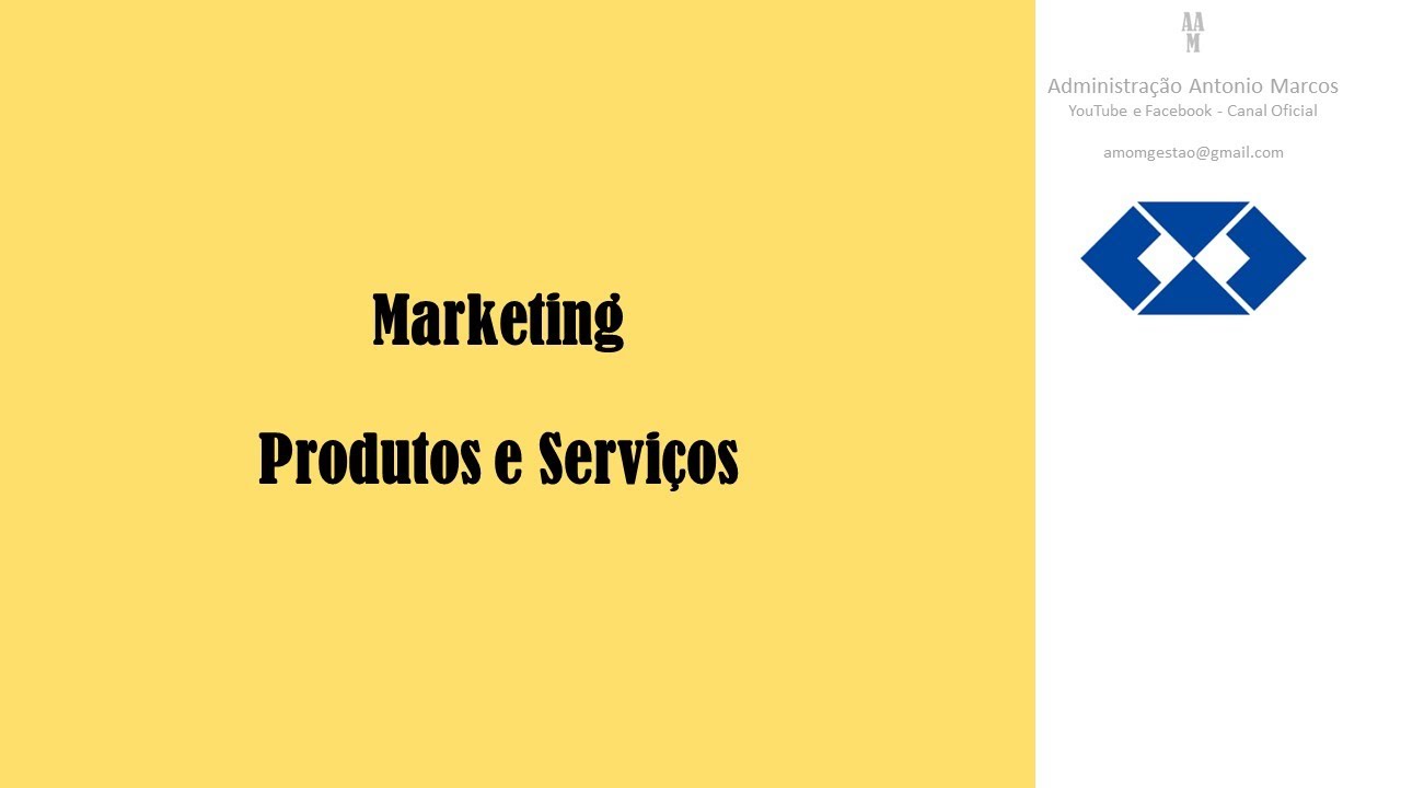 Marketing de Produtos e Serviços