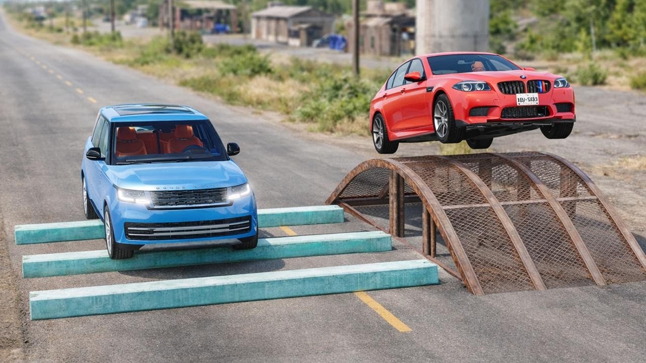 Cars vs Ledges Challenge #3 in BeamNG Drive!