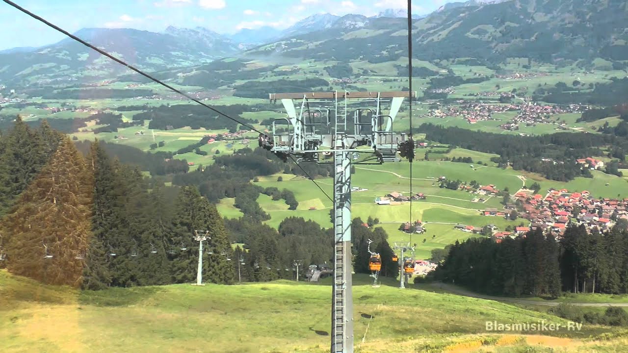 Talfahrt mit der Hörnerbahn