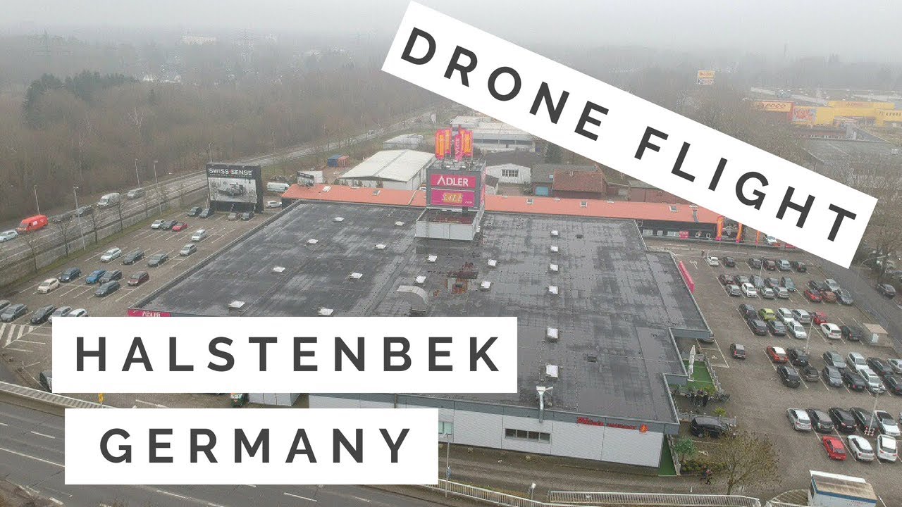Drone Flight Halstenbek Germany January 2018