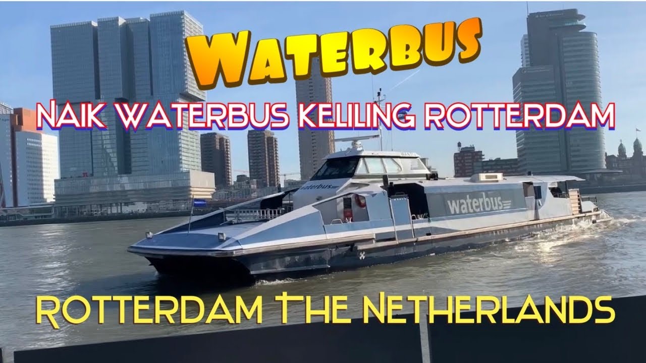 WATERBUS - The best aqua runner in Rotterdam The Netherlands