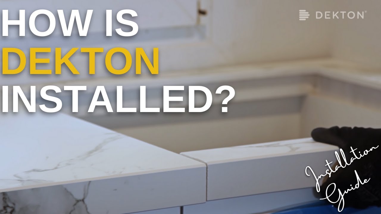 How is Dekton Installed?  Dekton Worktop Installation by Cosentino