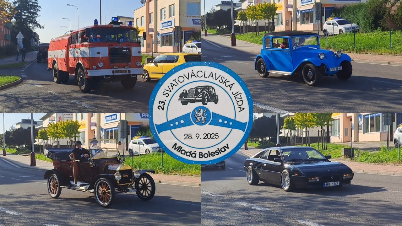 23. Svatováclavská Jízda - Jízda Historických Aut | 23rd St. Václav Ride - a Ride of Historic Cars