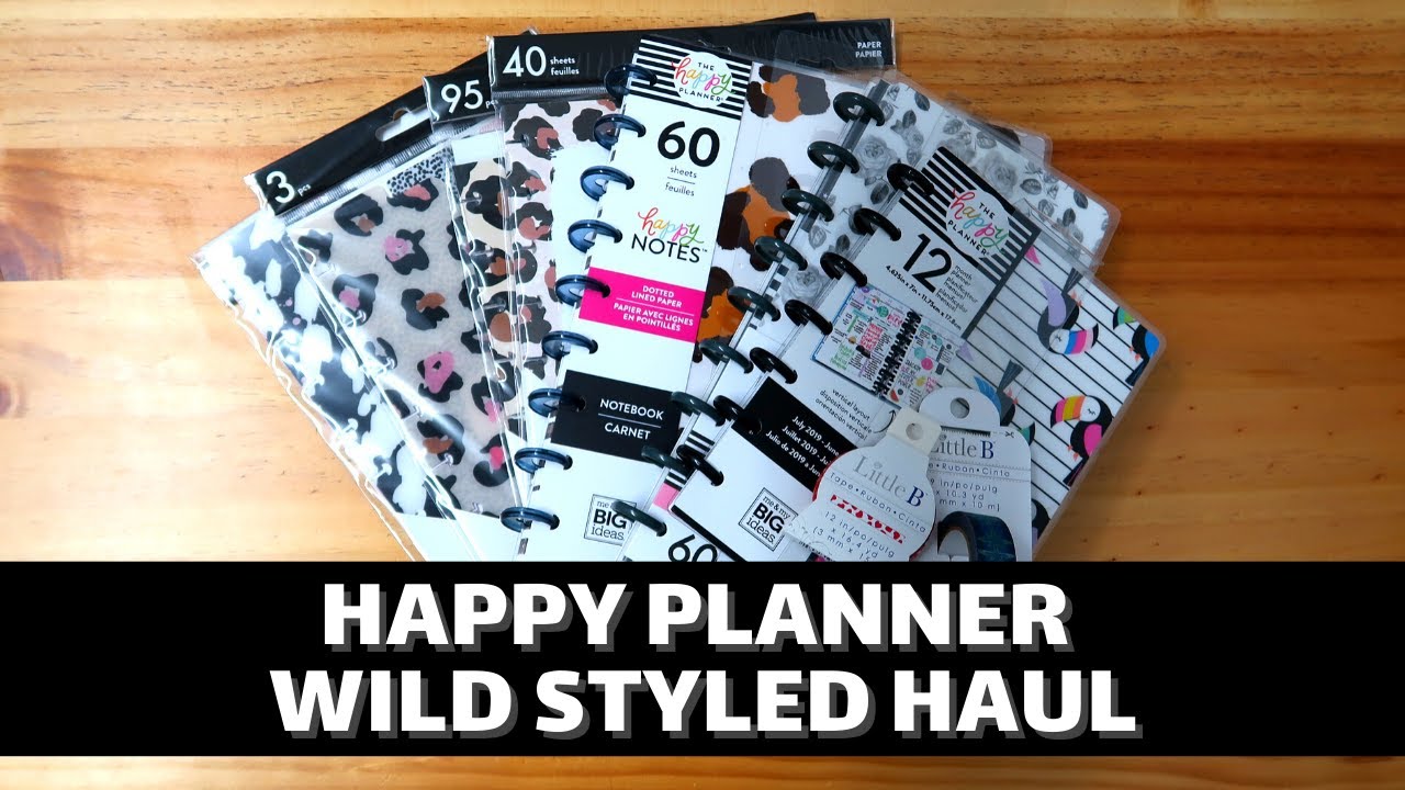 Happy Planner Haul // Unboxing my Wild Styled haul