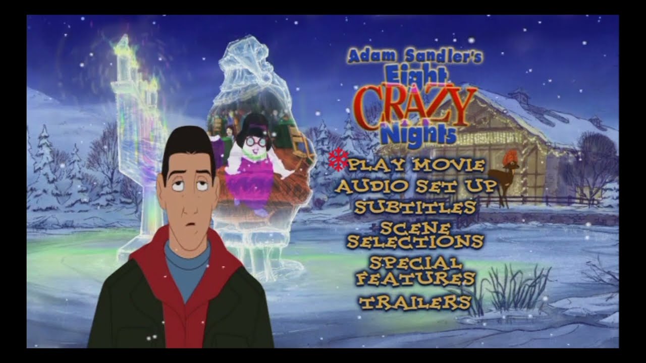 Eight Crazy Nights DVD Menu