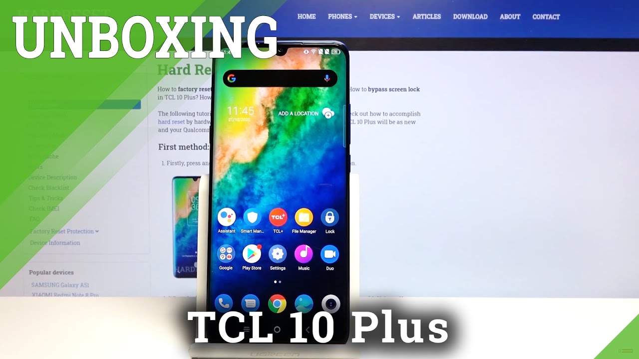 TCL 10 Plus Unboxing – Overview & Description