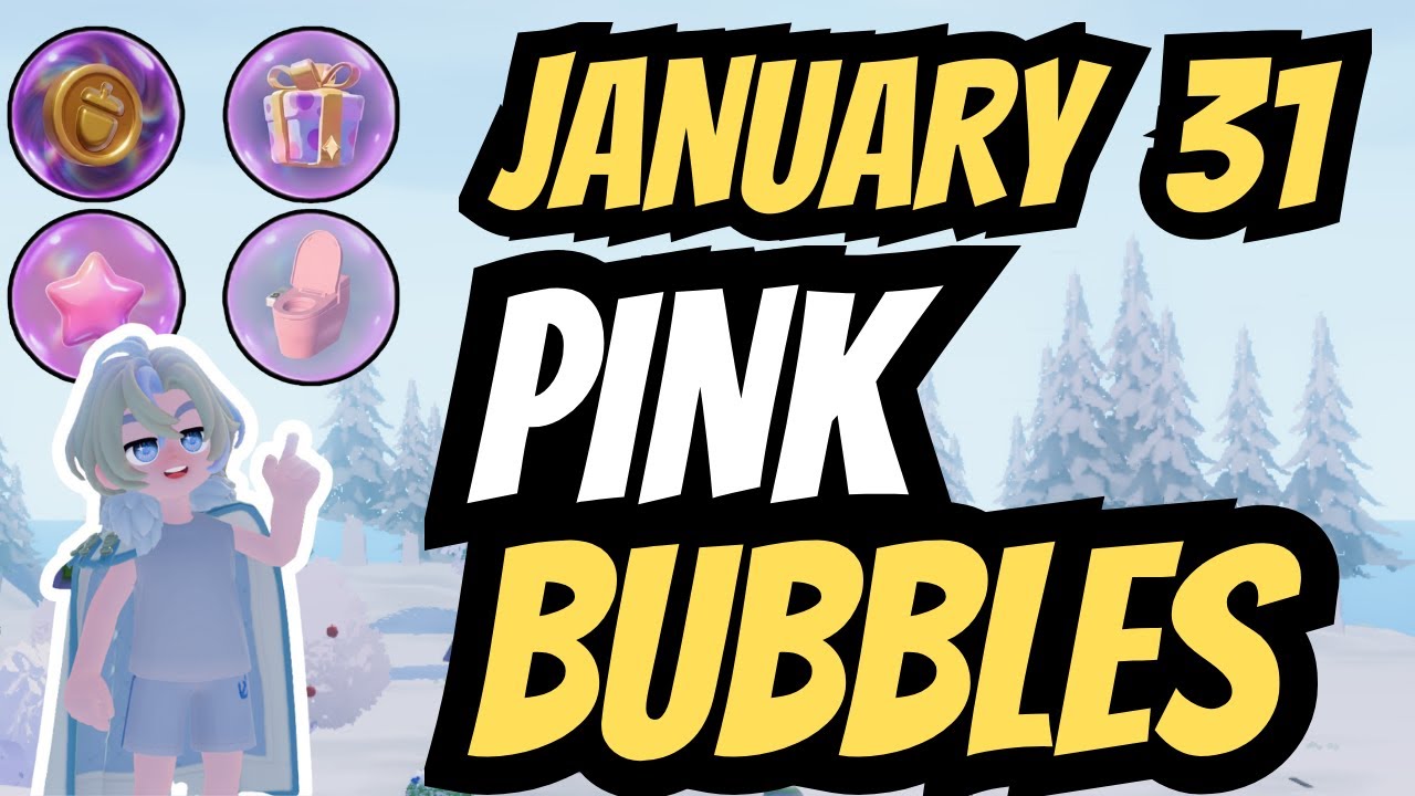 WEEK 5 | ALL 15 Pink Bubbles Furniture Locations | Wishing Star | Heartopia