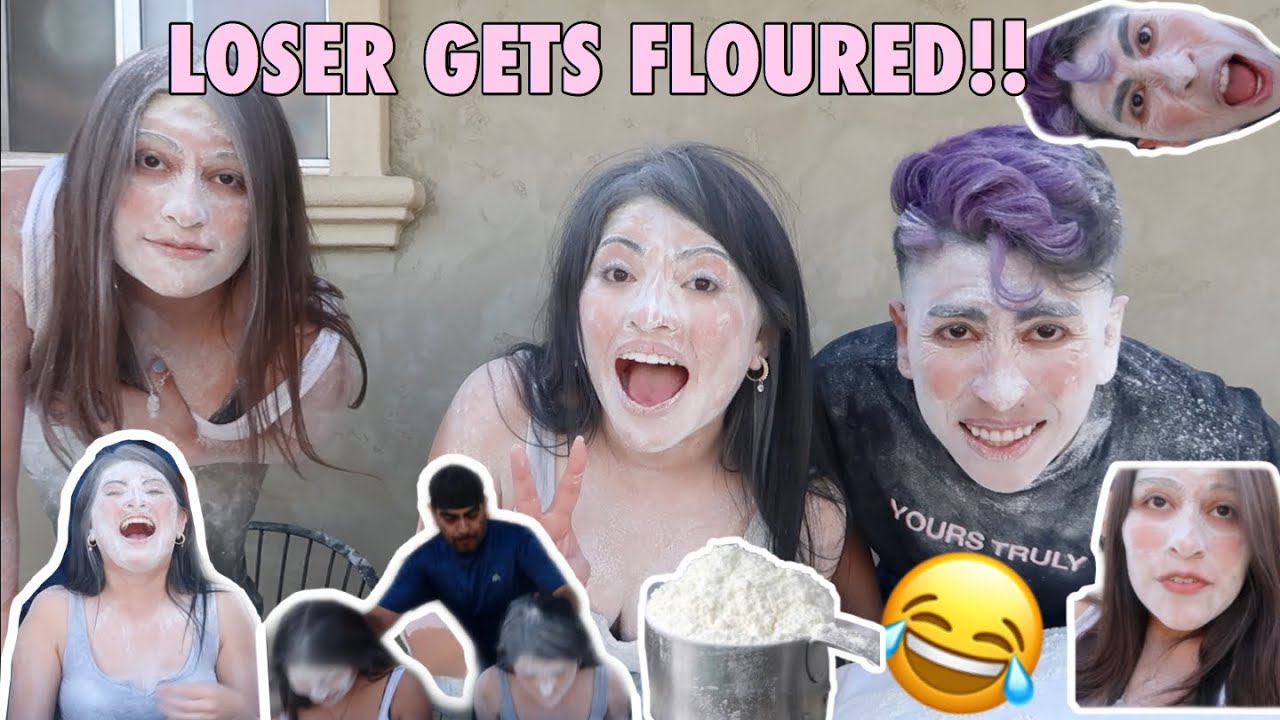 THE FLOUR CHALLENGE With the CASTRO SISTERS | Yoatzi