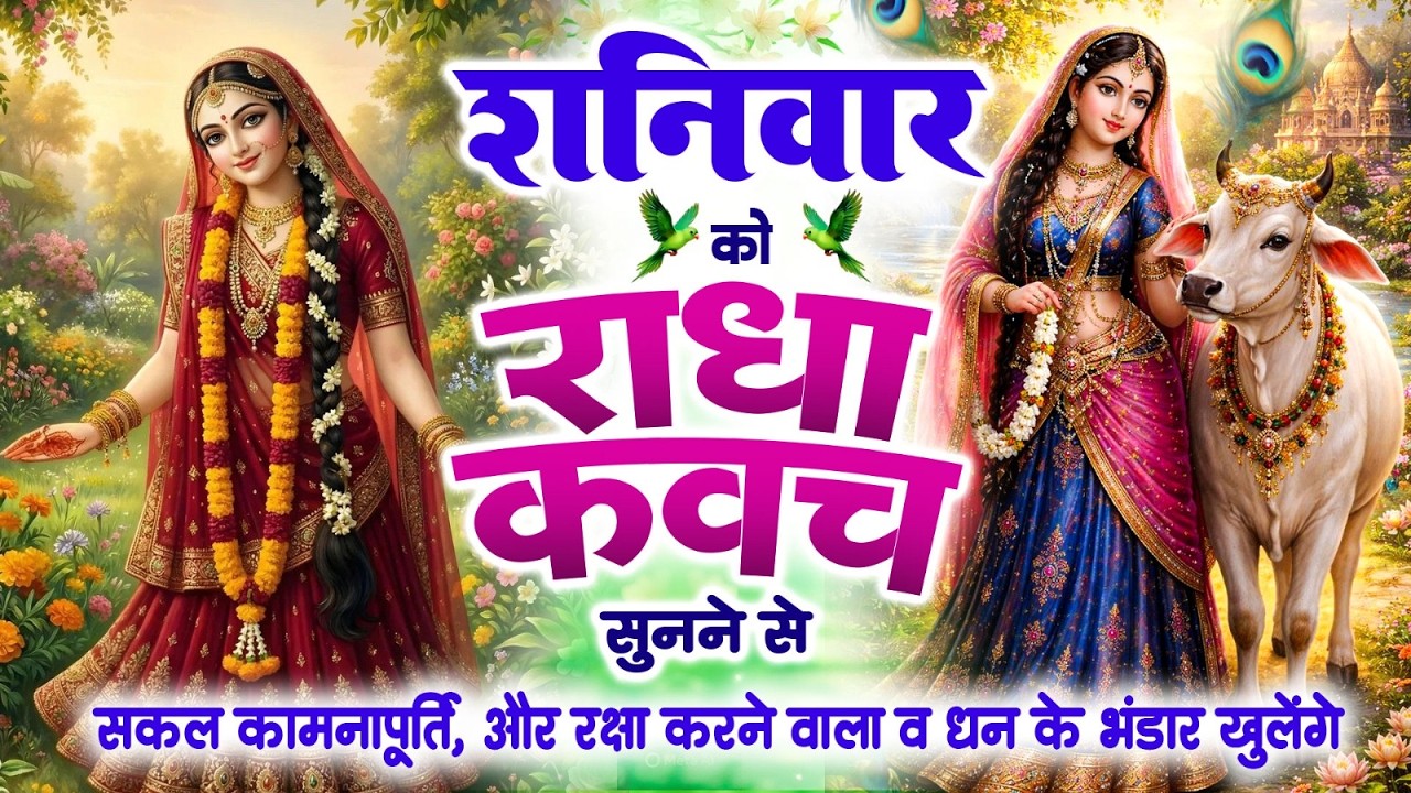 शनिवार को राधा कवच को सुनने से सकल कामनापूर्ति और रक्षा करने वाला व धन के भंडार खुलेंगे~Radha Kavach