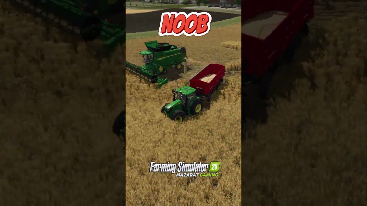 Combine Harvester Unloading