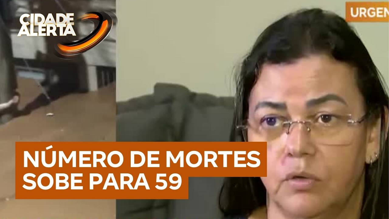 Mulher sobrevive à enchente se agarrando em poste: 'Quase cheguei na rede elétrica'