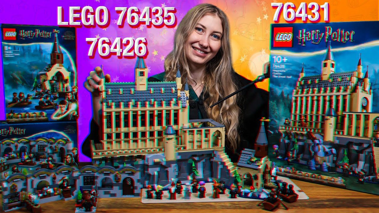 Тройная доза магии! Обзор трёх волшебных наборов LEGO Harry Potter: 76435, 76431 и 76426