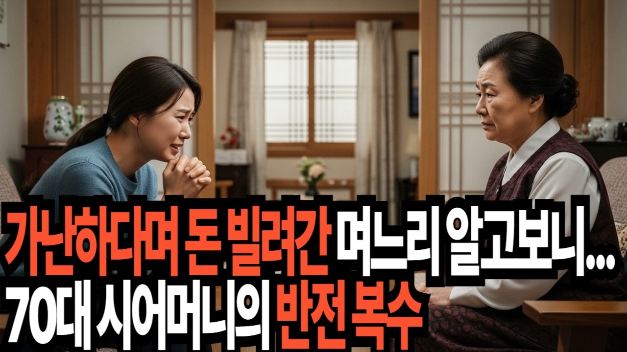 가난하다며 돈 빌려간 며느리 알고보니...70대 시어머니의 반전 복수 | 통쾌한복수 | 오디오북 | 가족사연 | 시댁갈등 | 시니어사연 | 충격사연 | 가족갈등