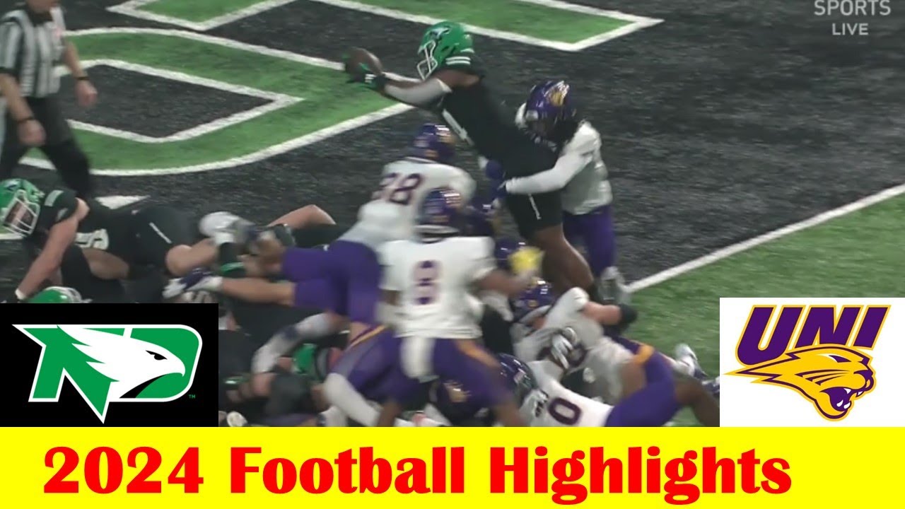 Northern Iowa vs North Dakota Football Game Highlights 10 19 2024