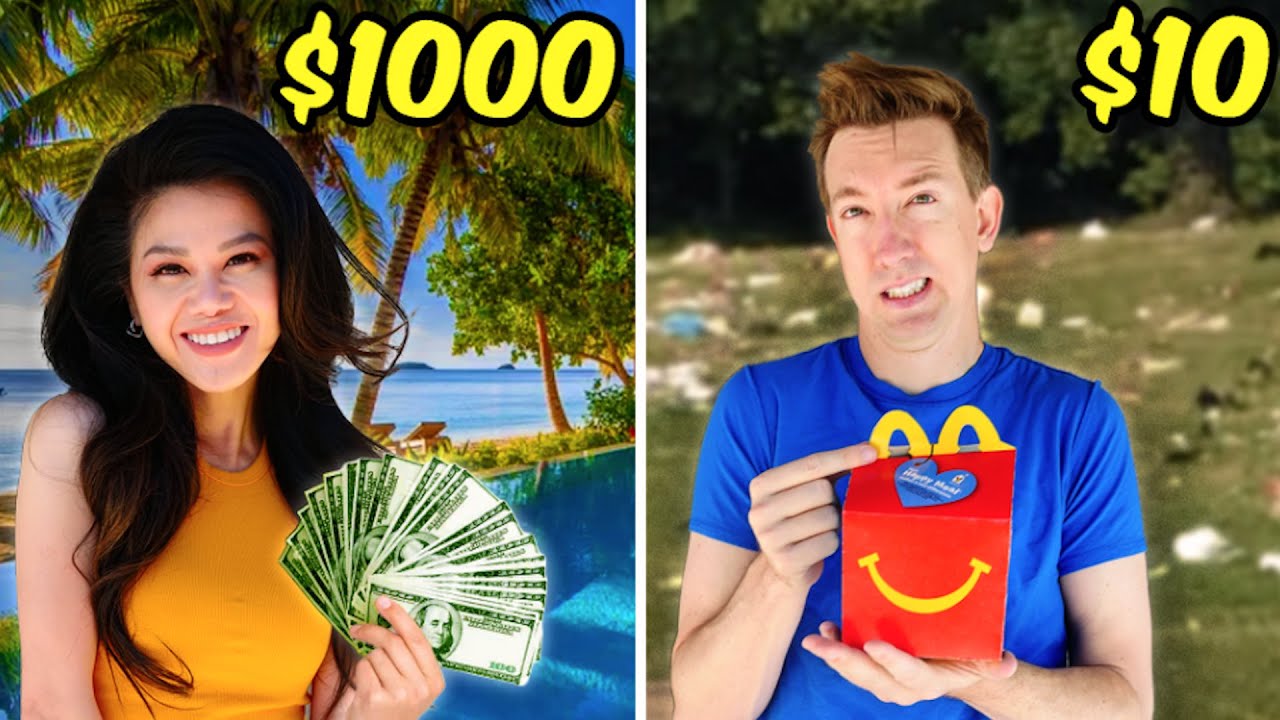 $10 vs $1,000 DATE NIGHT Challenge (Chad Wild Clay vs. Vy Qwaint)