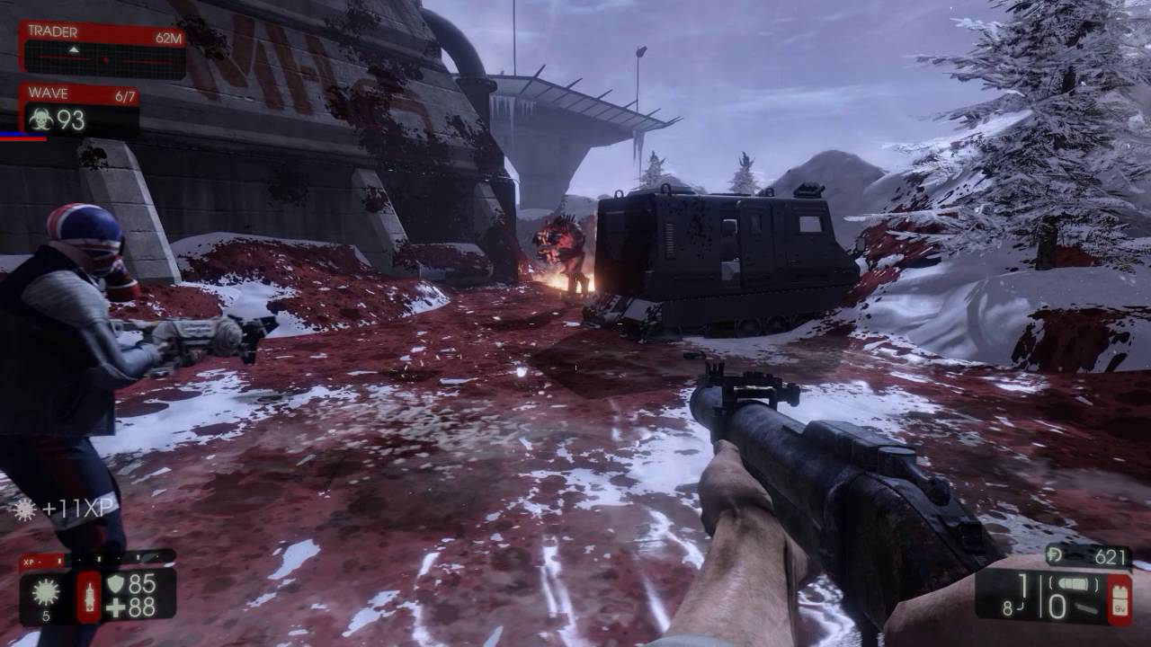 Playing demolition with gibs and liquids on (Killing Floor 2)