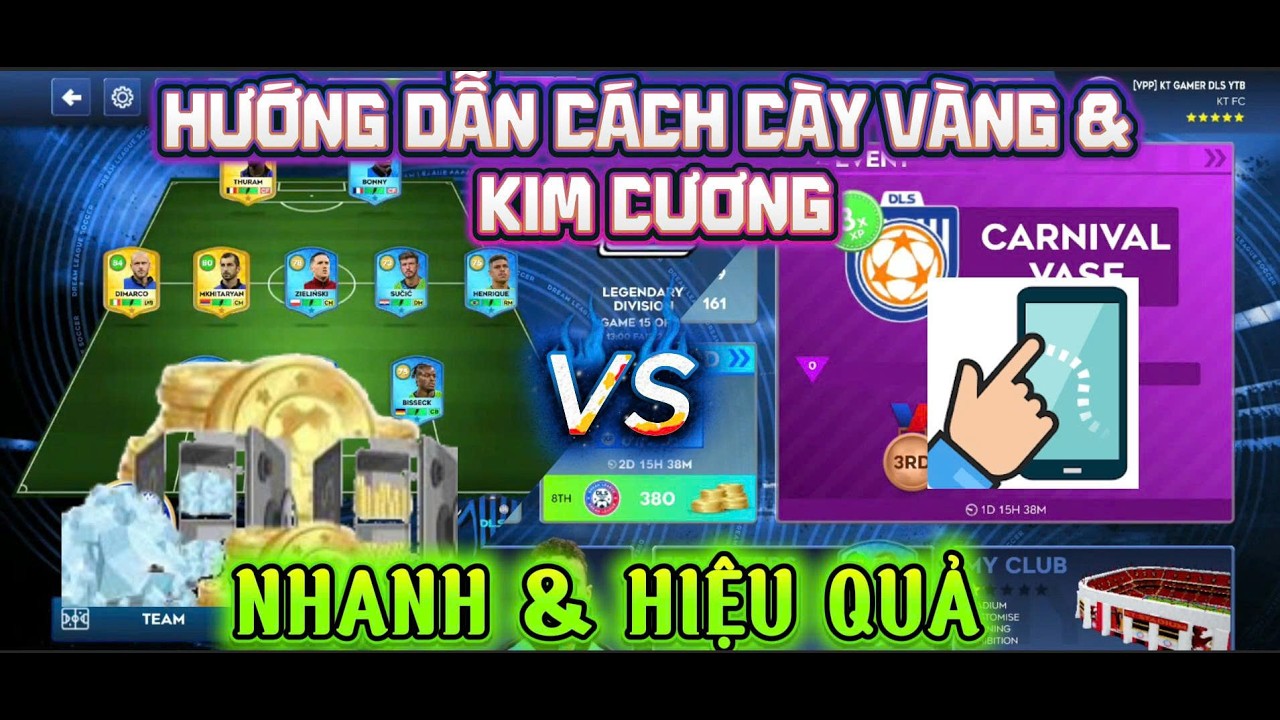DLS 26| Hướng dẫn cách cày vàng & kim cương nhanh!!!