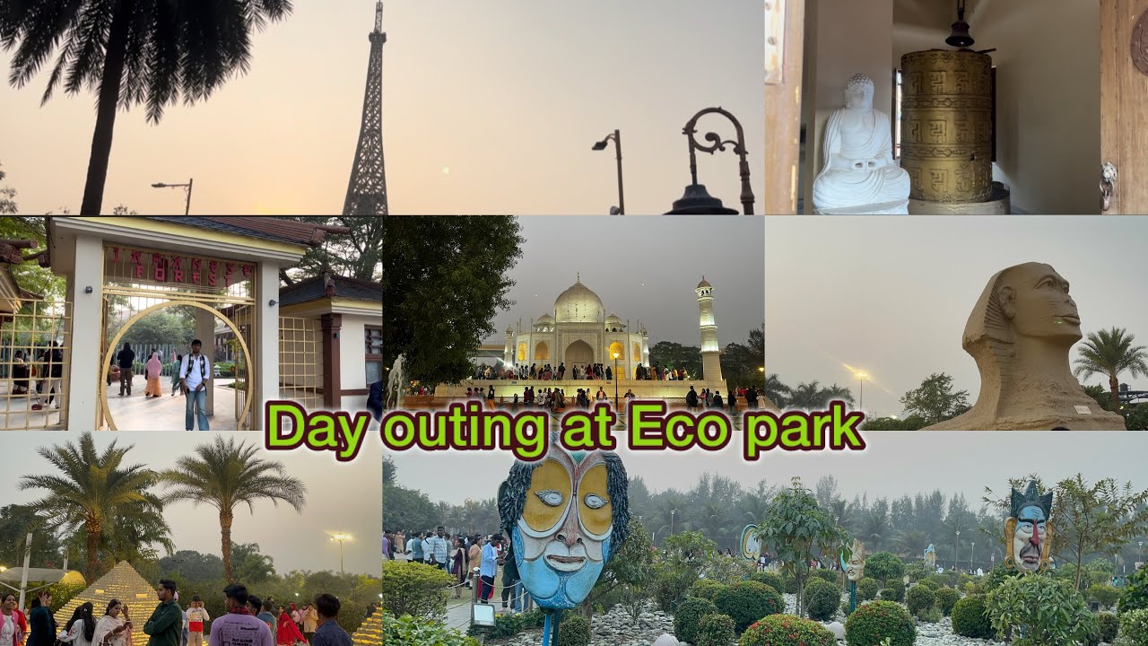 Seven wonders,Eiffel tower,Japanese forest visit at Eco park. #outing #ecopark #kolkata #blog #info 