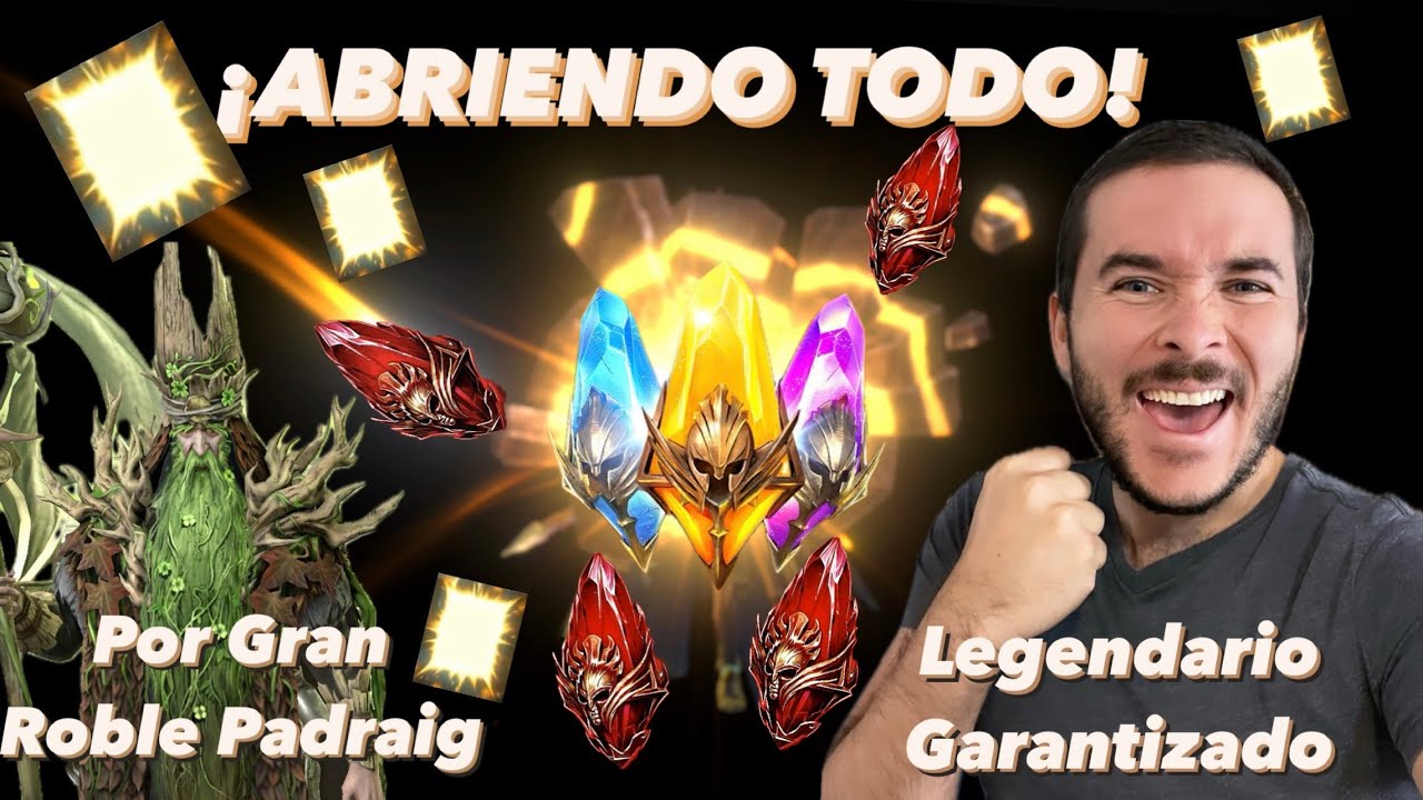 Abriendo MUCHÍSIMOS Fragmentos por Legendario Garantizado GRAN ROBLE PADRAIG - RAID: SHADOW LEGENDS