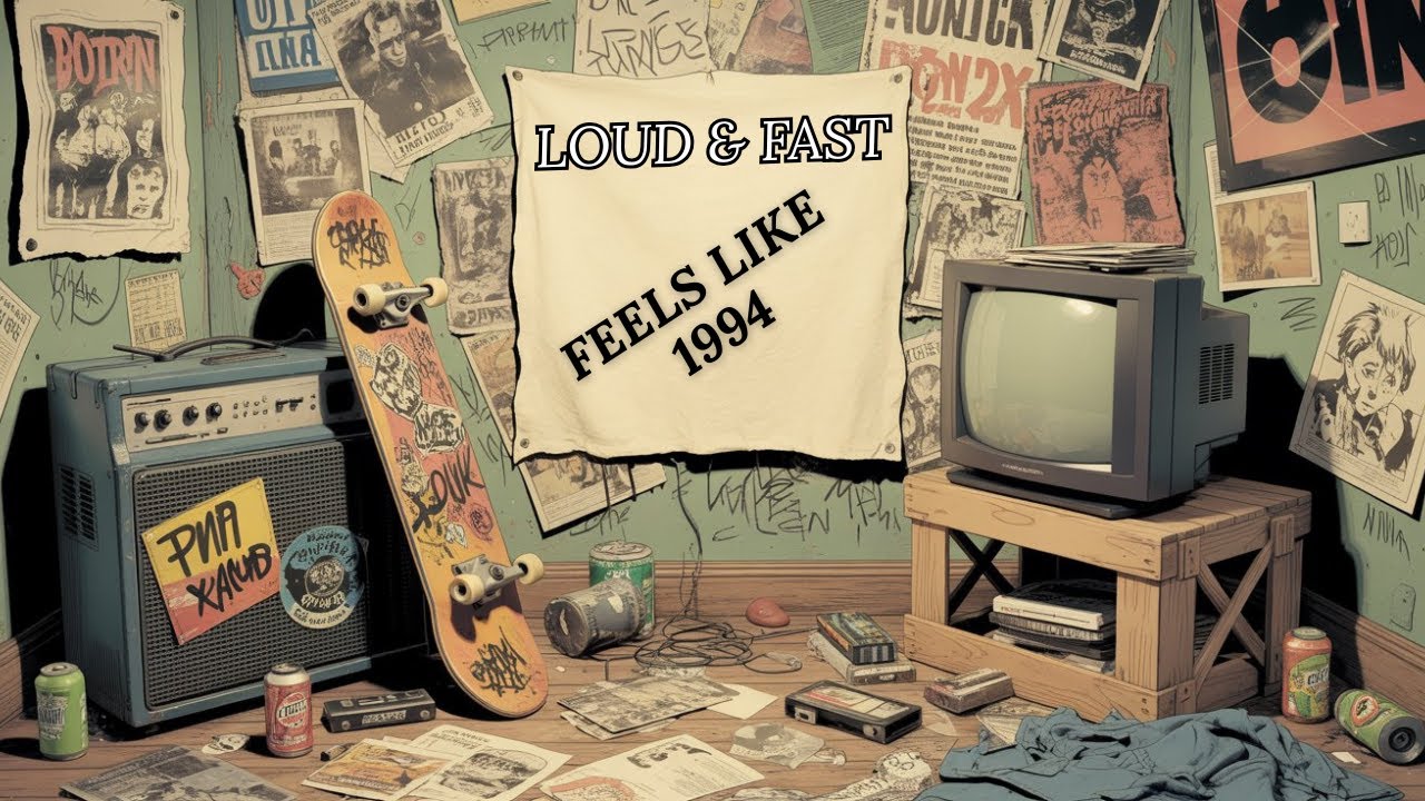 90s POP PUNK REVIVAL 🎸 High Energy Punk Rock Mix (Green Day Vibes) [Dookie Era]
