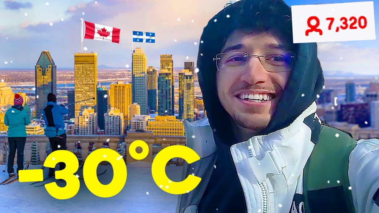 JE VOUS FAIT VISITER LE CANADA EN HIVER (STREAM IRL)