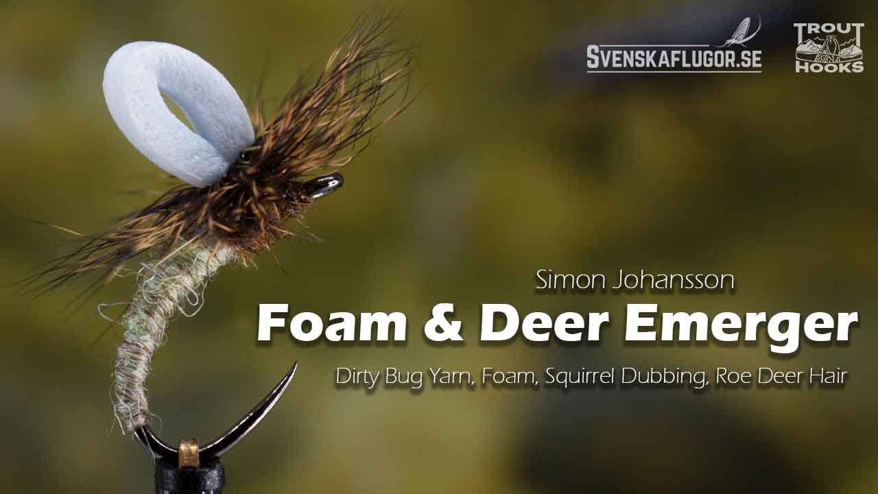 Foam & Deer Emerger | Flugbindning | Svenskaflugor.se
