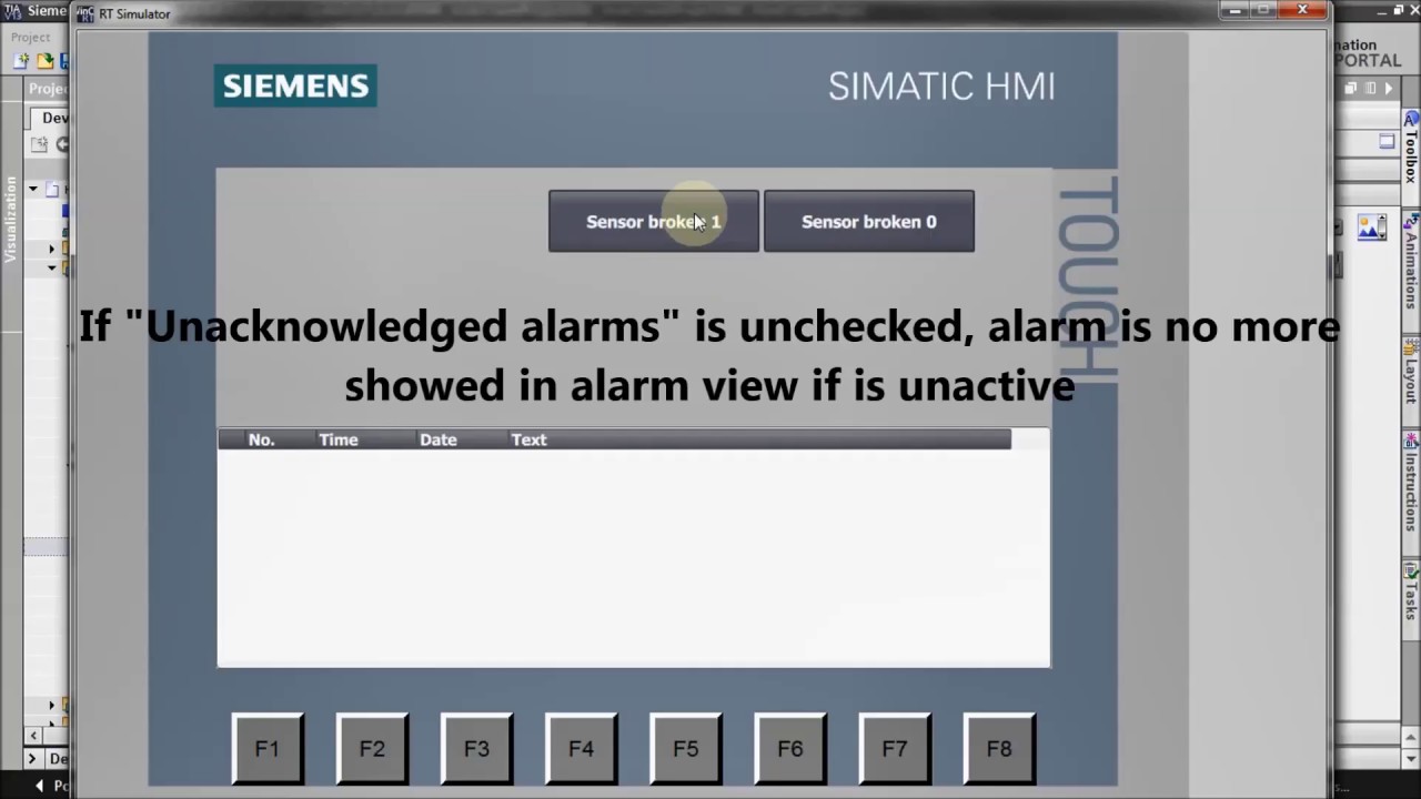 HMI programming tutorial TIA portal - 5. Alarms : Discrete alarms (Part 1/7)