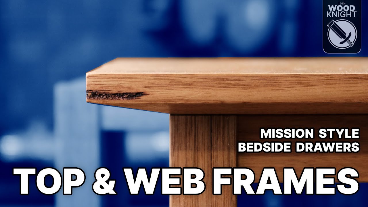 Mission Style Bedside Drawers #3: Top & Side Frame