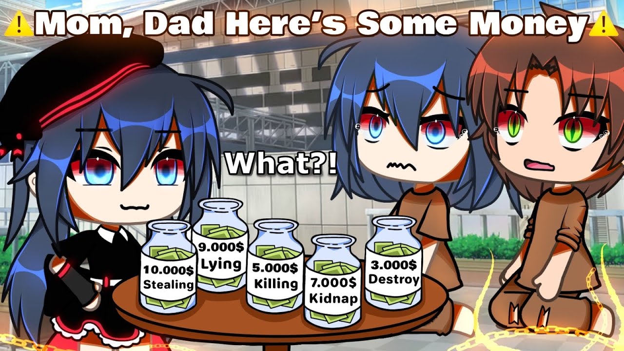 🔥 I Became Rich By A Robber ✨ || Meme || {Original?} || Gacha Life || Mlb || AU ||