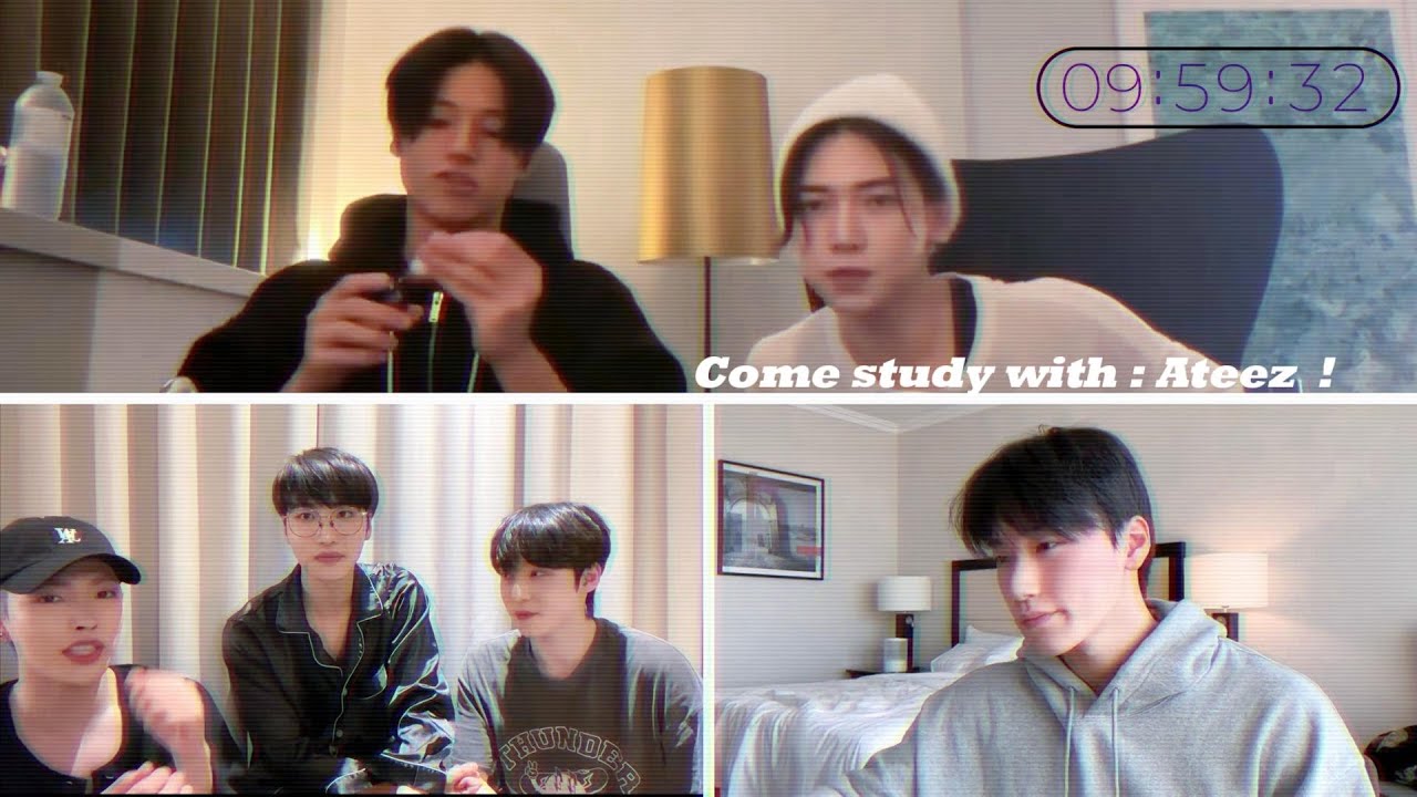 Study with ATEEZ: Boost Your Productivity and Ace Your Exams ! Pomodoro technique 2H : 25-5min