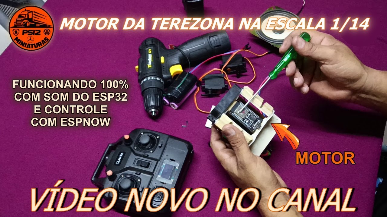 MONTAGEM DO MOTOR  DA  MB TEREZONA  - @Ps12Miniaturas