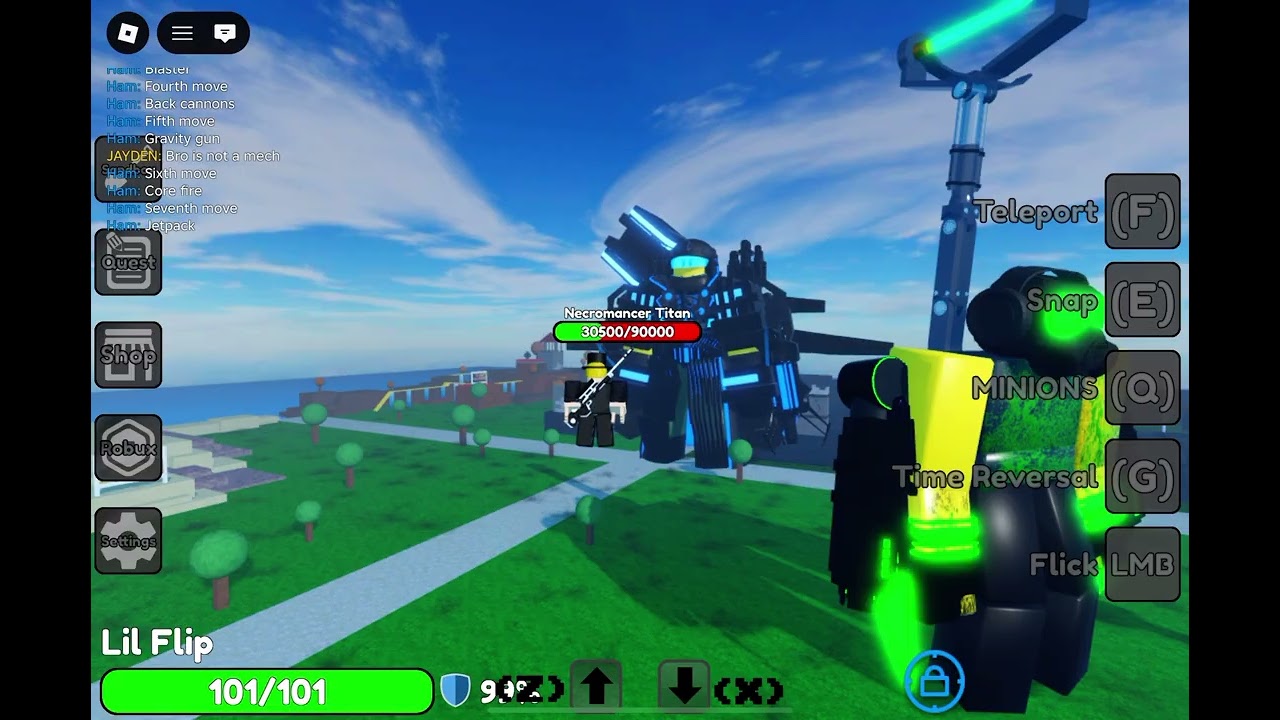 Showcase on upgraded Titan noob wars#roblox #cool #robloxedit 