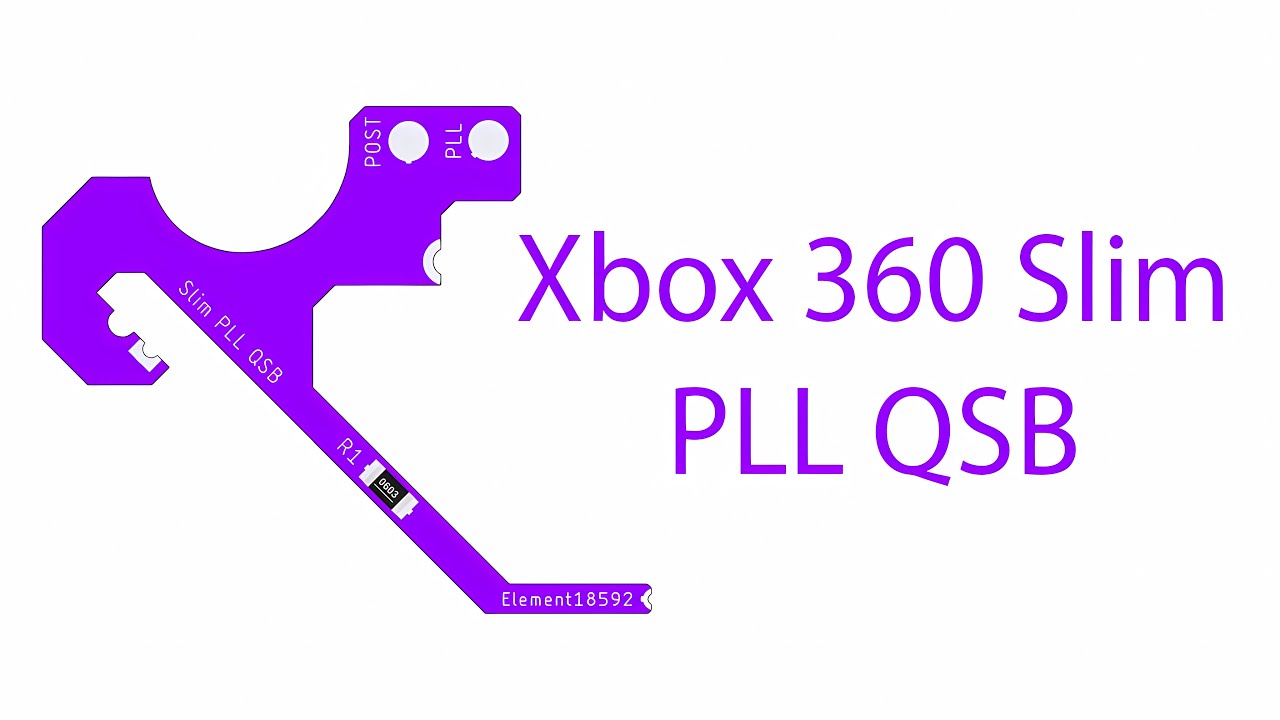 Xbox 360 Slim PLL QSB: упростите установку RGH!