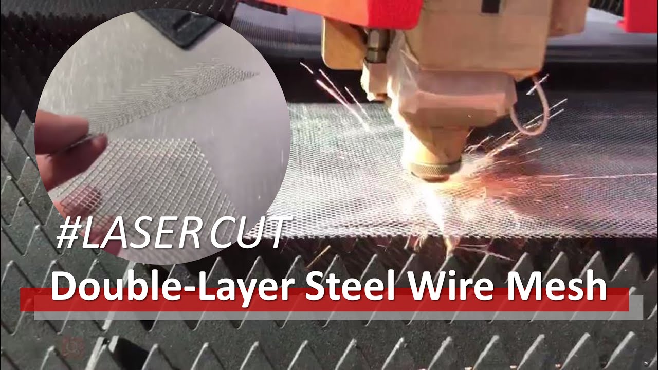 Baisheng Laser - Double-Layer Steel Wire Mesh Laser Cutting