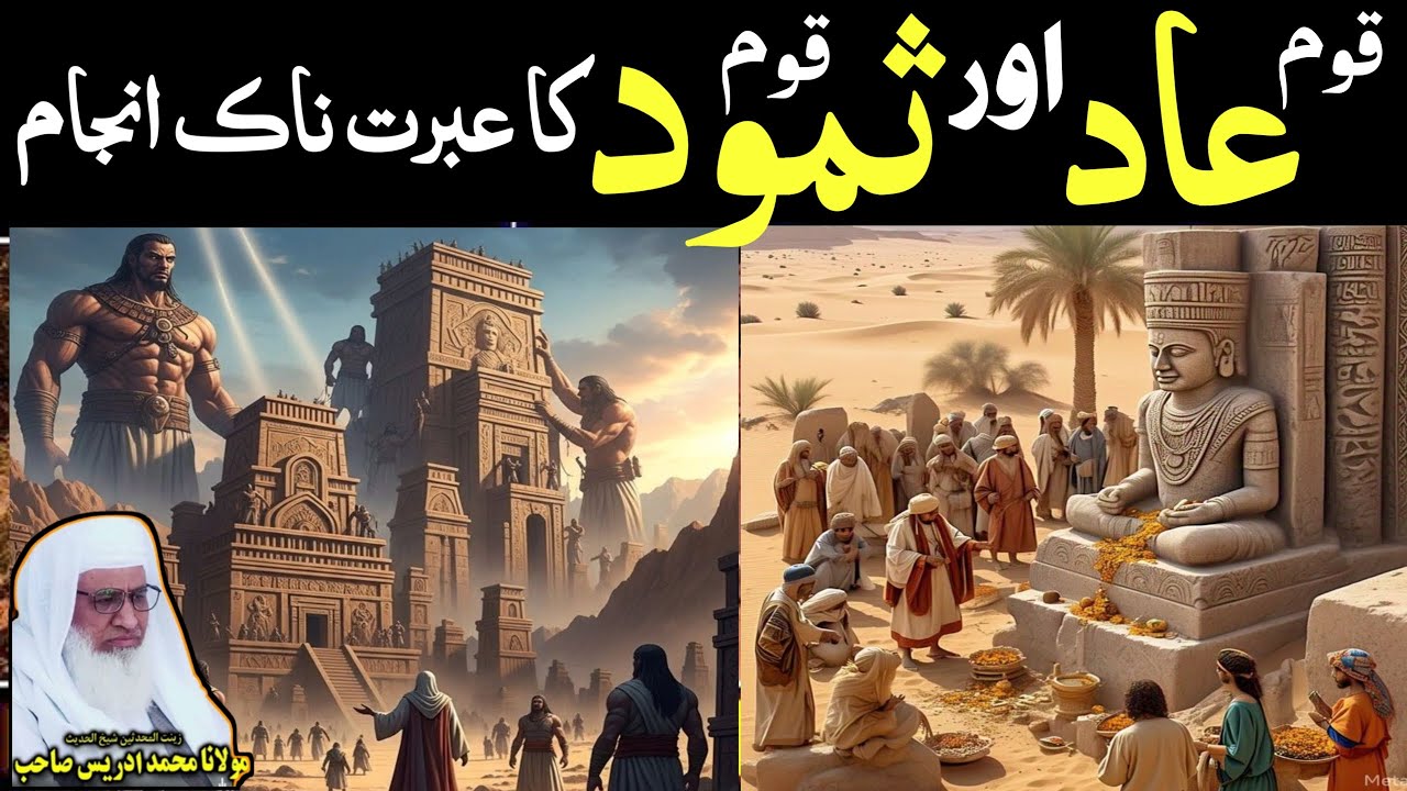قومِ عاد اور قومِ ثمود کا عبرت ناک انجام | اللہ کے عذاب کی ہولناک داستان |شیخ ادریس صاحب بیان