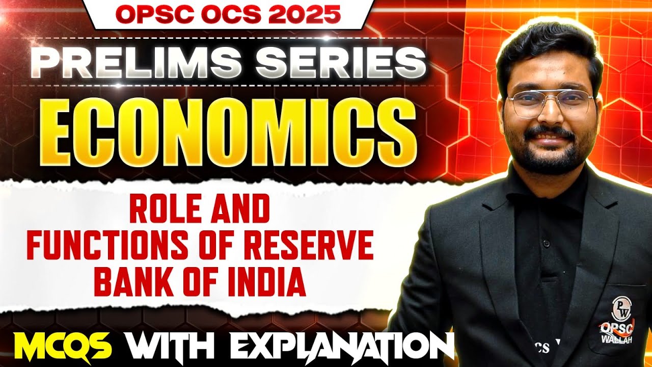 OPSC 2025: OPSC OCS Prelims 2025 | Economics | State Economy | OPSC 2025 Prelims