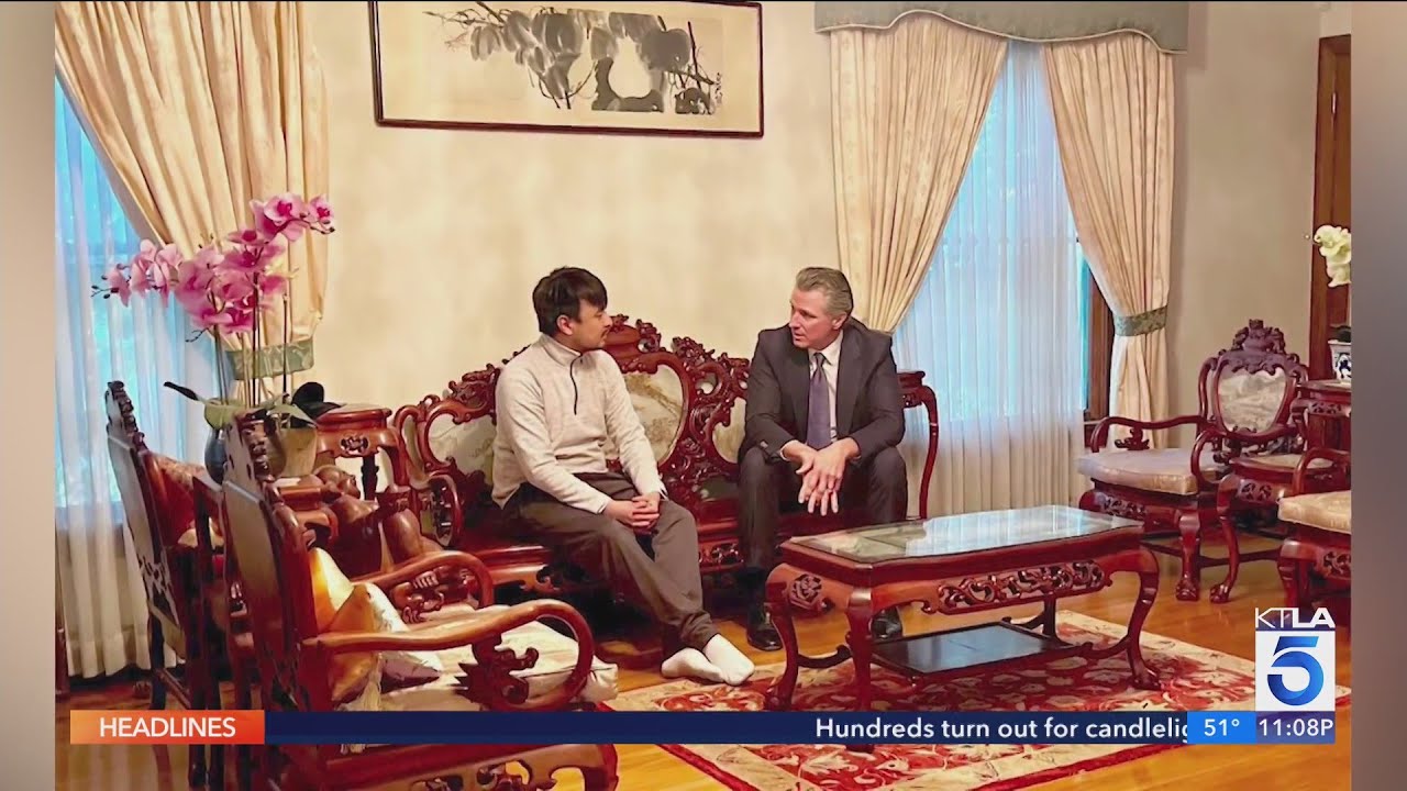 Gov. Newsom visits home of 26-year-old man who disarmed Monterey Park gunman