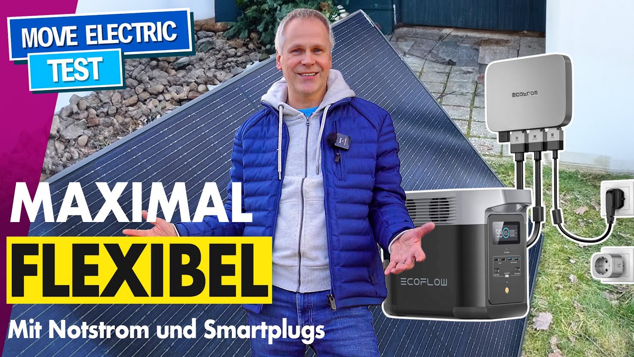 Ecoflow Powerstream Balkonkraftwerk mit 2 kWh Speicher - Powerstation mit Notstrom und Smartplugs