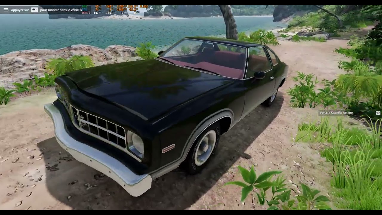 BeamNG drive  Bruckell Moonhawk 1974